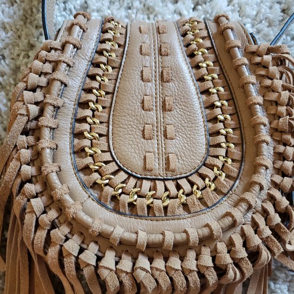 NWOT Aimee Kestenberg Leather Fringe Crossbody Bag - Picture 10 of 11